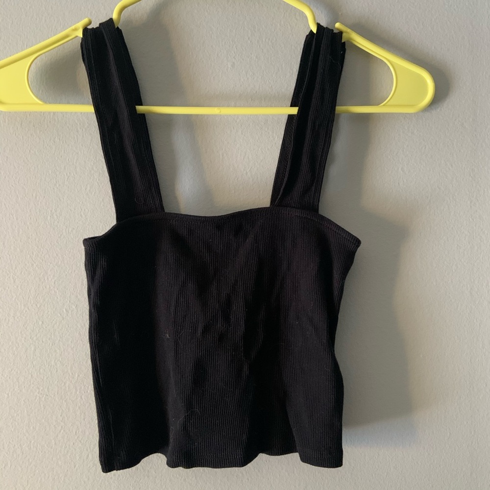 NWT BLACK TAN TOP- URBAN OUTFITTERS